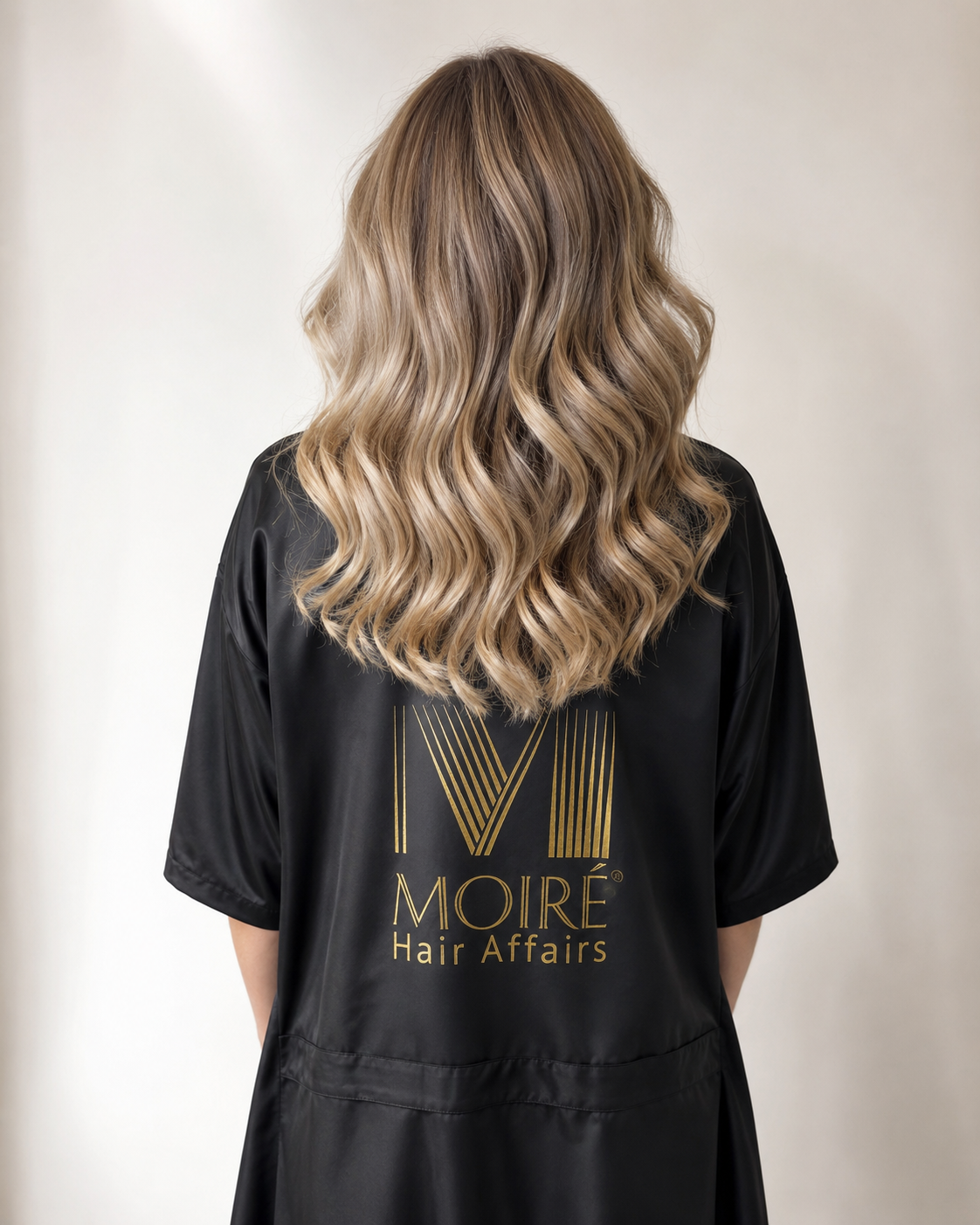 Moiré Seiden Cape