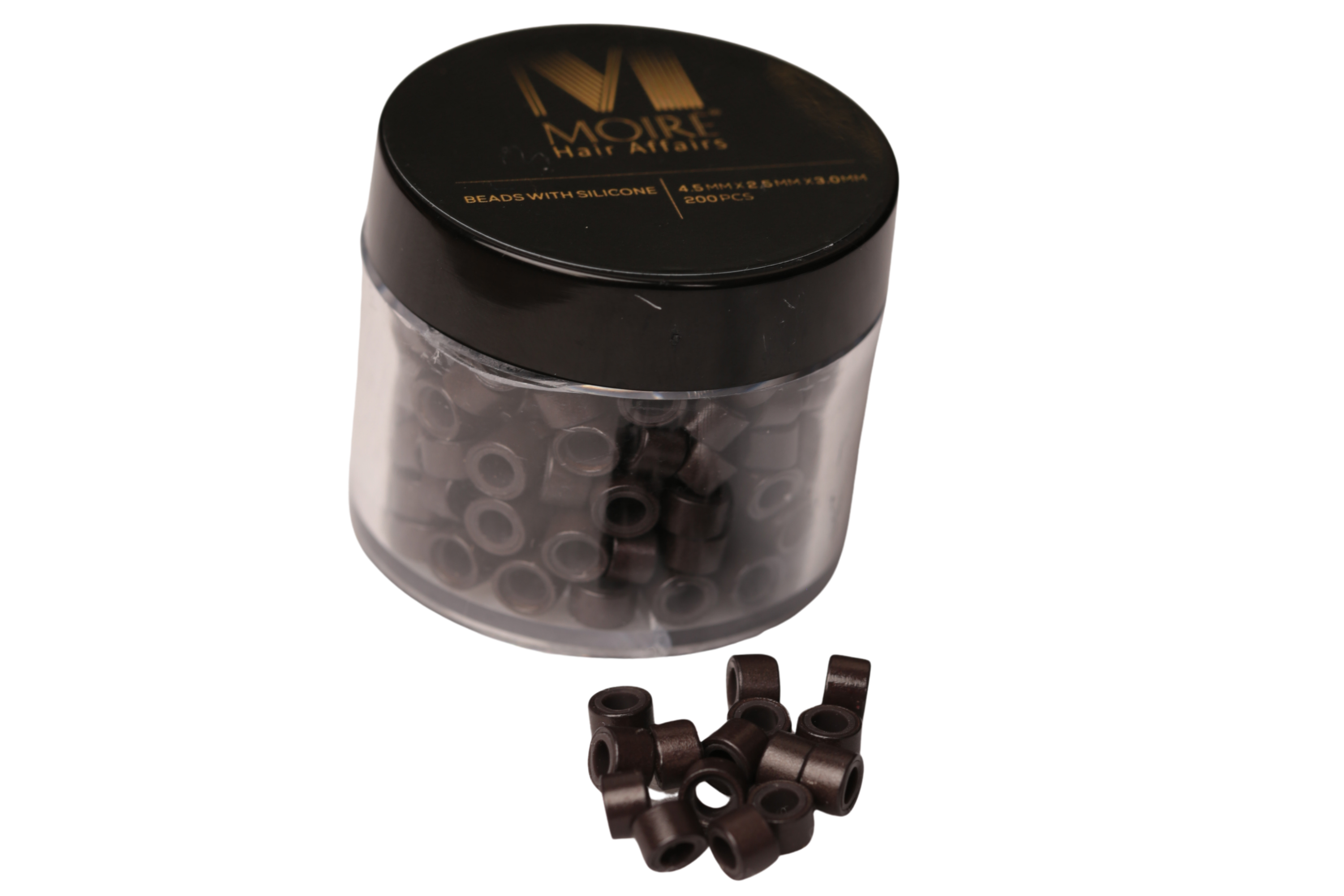 Moiré Beads - Dunkelbraun