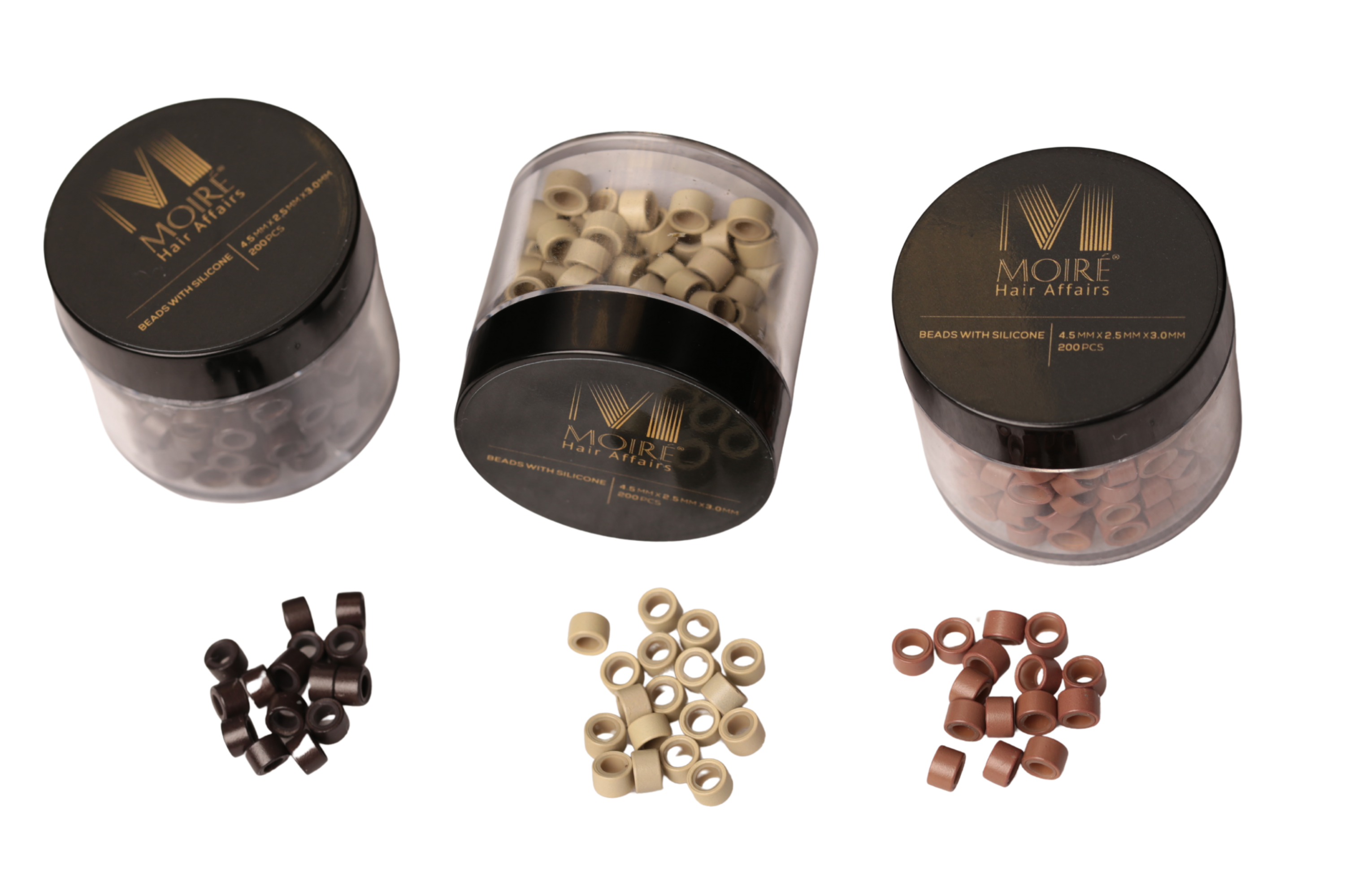 Moiré Beads - 3er-Set alle Farben